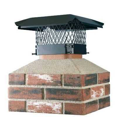 Shelter Chimney Cap Black Steel M2616