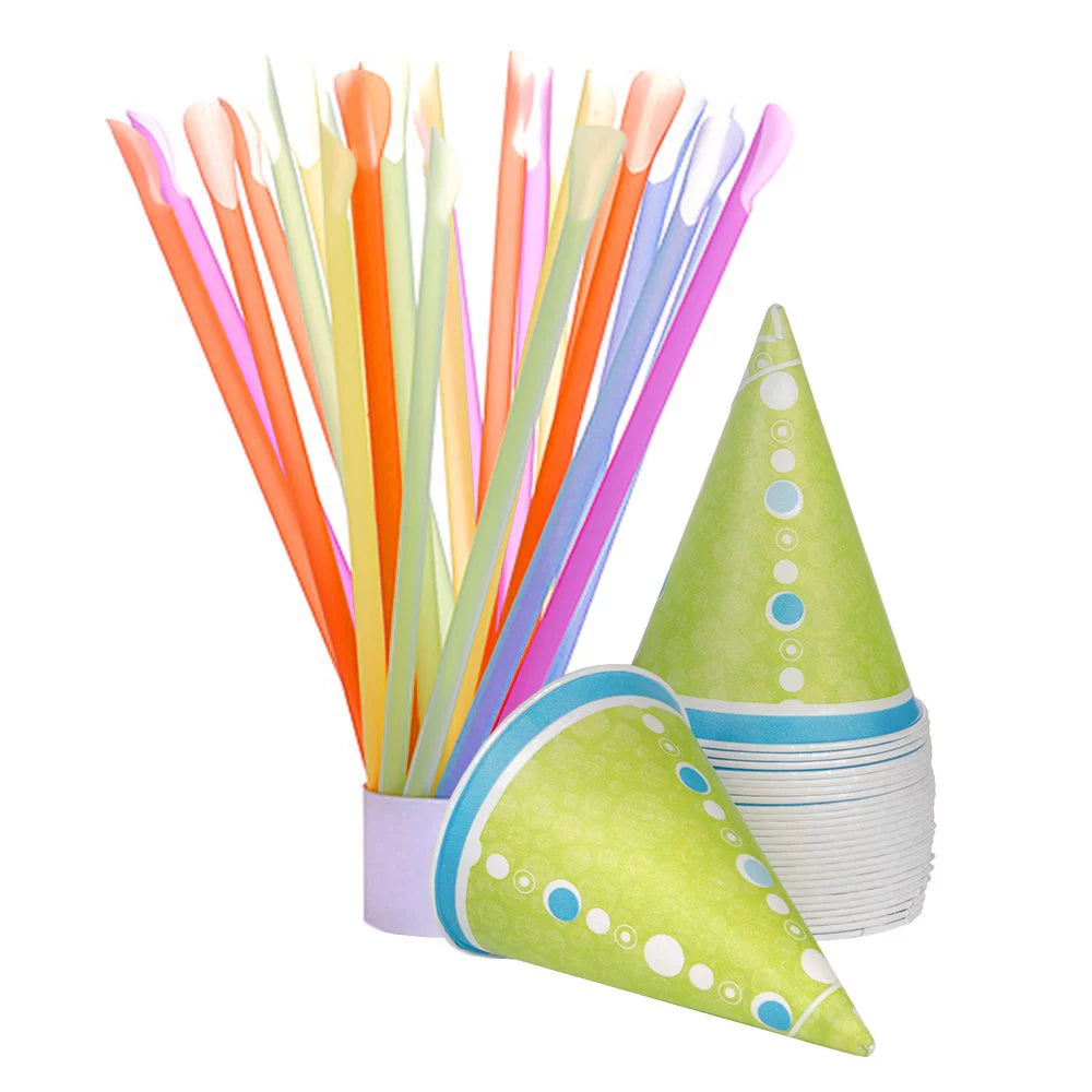 Hawaiian Shaved Ice 3 Flavor Fun Syrup and Accessories Pack R7609