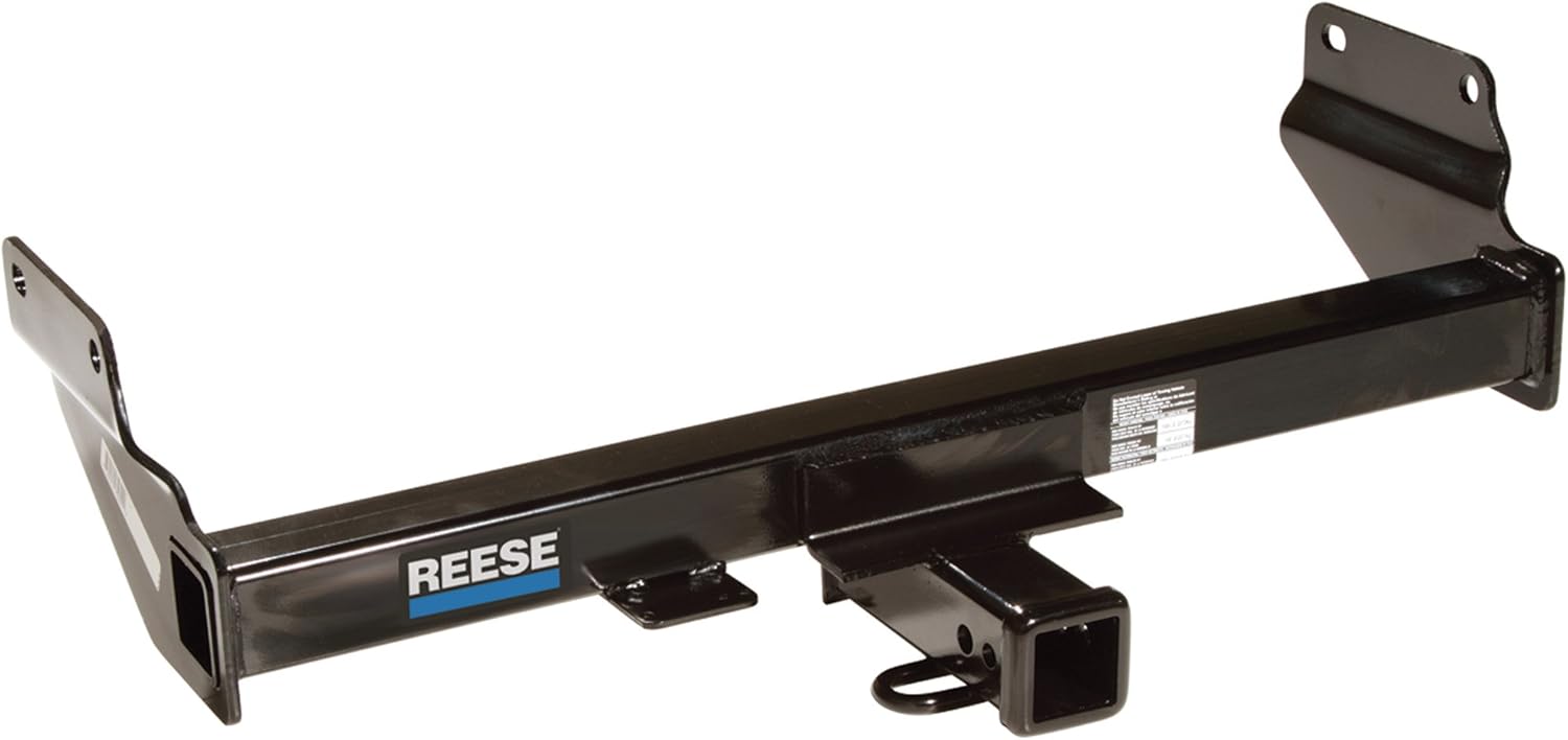 Reese Towpower 44650 Class III Custom-Fit Hitch with 2" Square Receiver opening, includes Hitch Plug Cover , Black