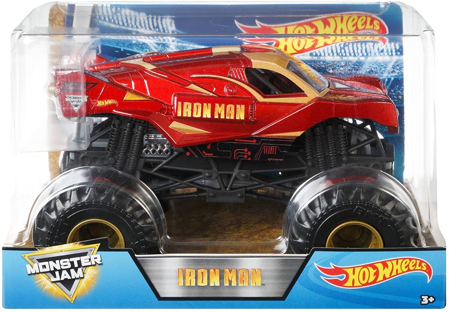 Hot Wheels Monster Jam 1:24 Die-Cast Ironman Vehicle J8138