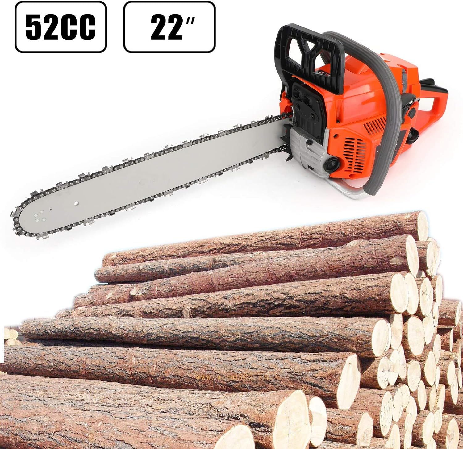Topteng Gasoline Chainsaw 22 Inch 52cc N592511