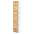 IKEA - SEKTION High Cabinet with shelves/2 Doors, white/Torhamn Ash, 18x15x90 29369399