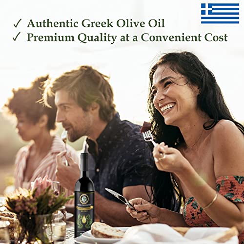 M.G. PAPPAS High Polyphenol Extra Virgin Olive Oil, Cold Pressed & Unfiltered, 12.7 oz O81138