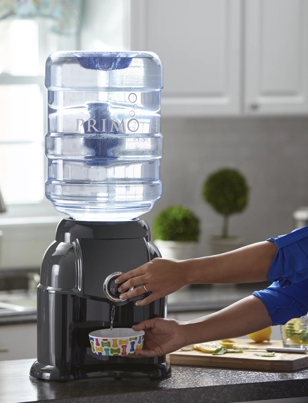 Primo Countertop Water Dispenser Top Loading, Black G375243