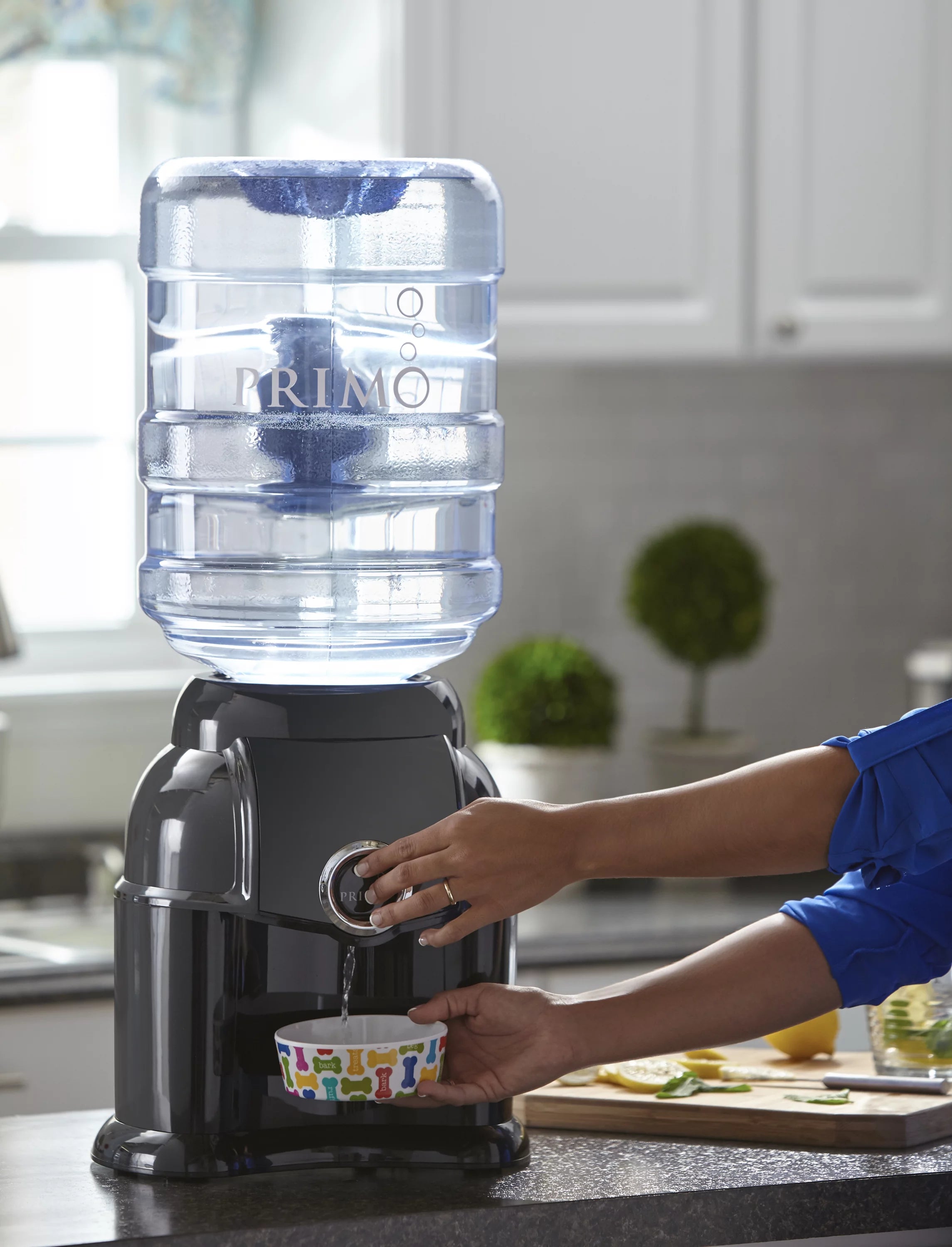 Primo Countertop Water Dispenser Top Loading, Black G375243