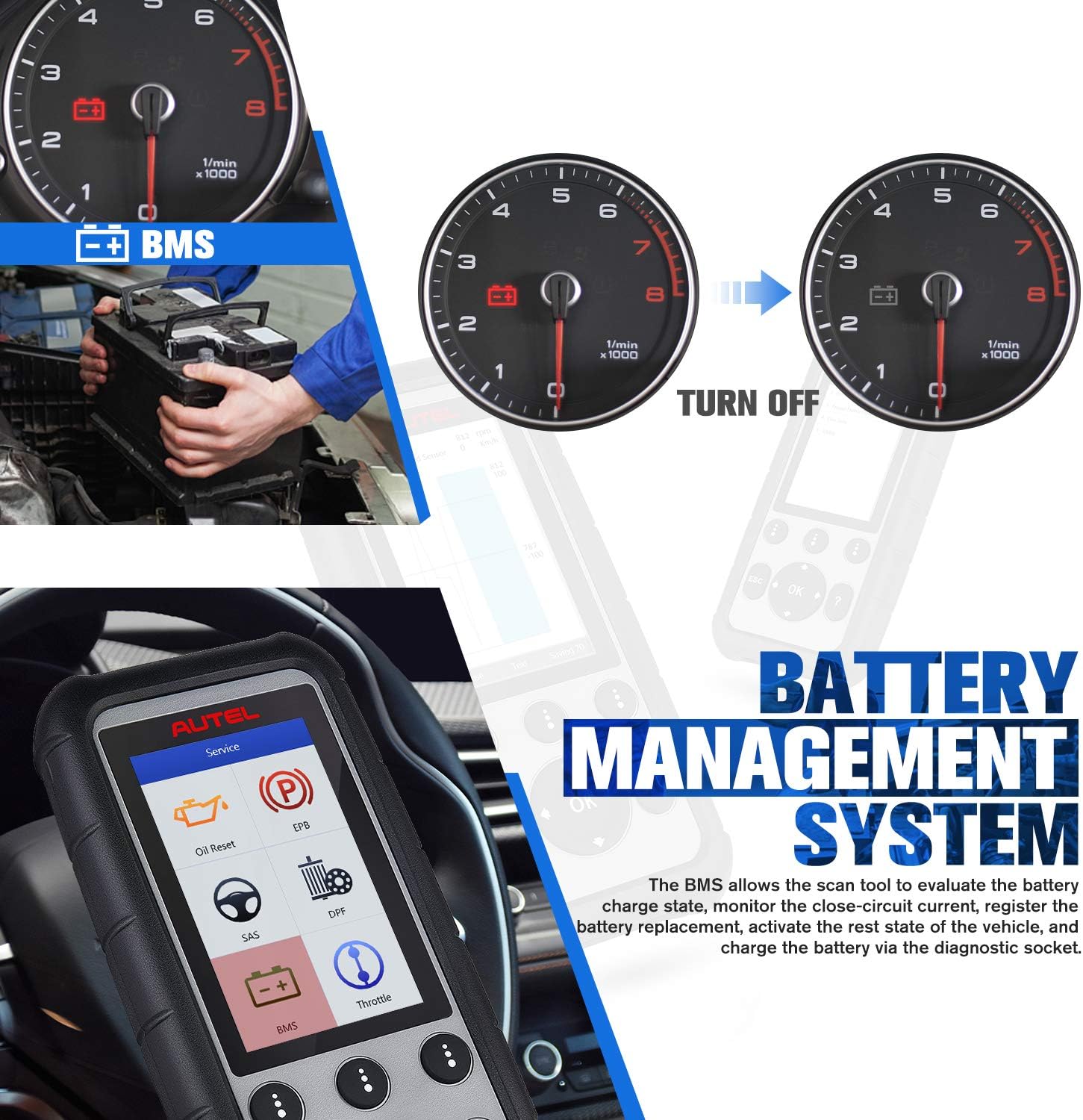 Autel MaxiDiag MD806 Pro Car Diagnostic Tool W49487