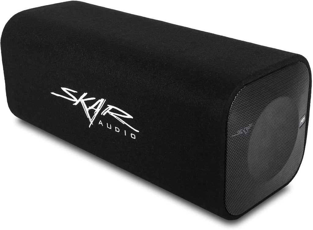 Skar Audio SK8TBV Single 8" 400 Watt Max Power Vented Subwoofer Enclosure Bass Tube