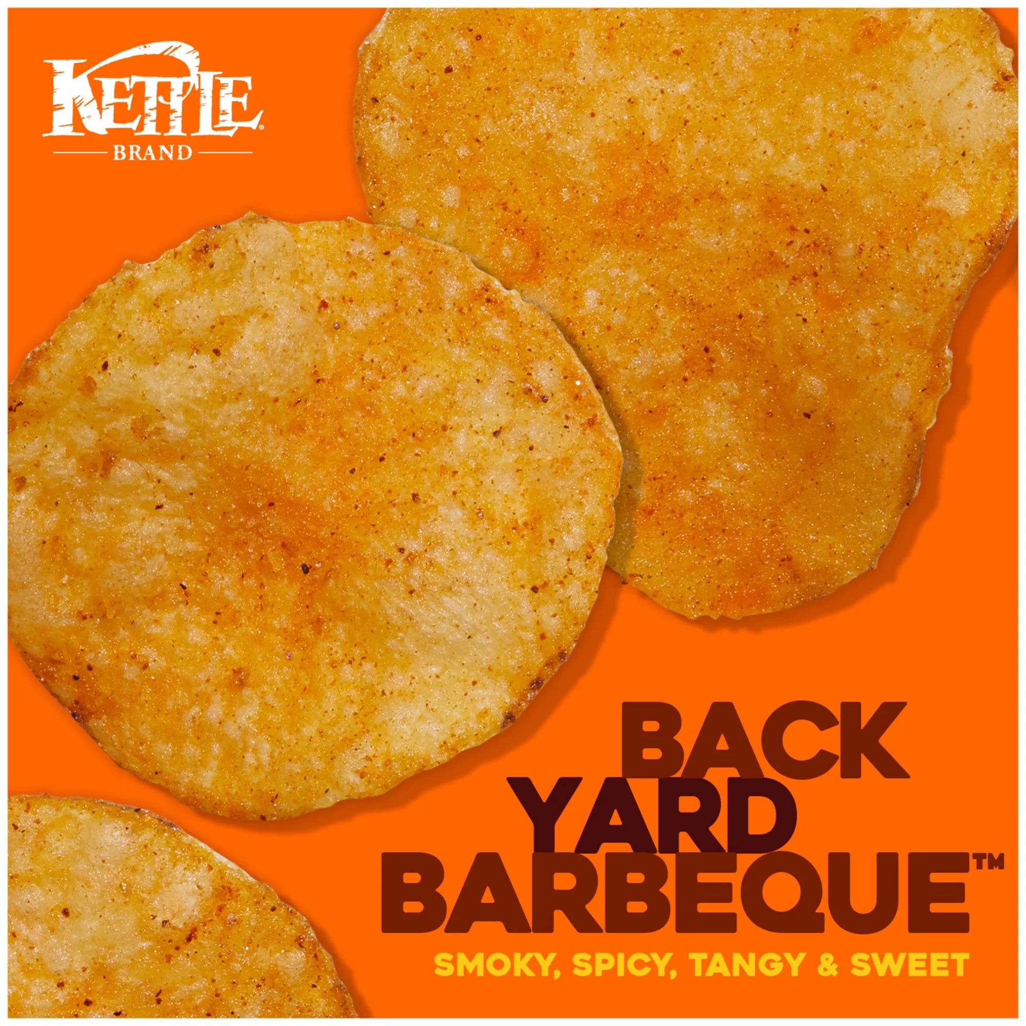 Kettle Brand Potato Chips, Barbeque, 1.5 oz Snack Bag T13118