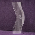 Super Slide Ruler - 1/4" Super Slide Ruler For Deep Curves - Quilting Ruler For Domestic Sewing Machines - Quilting Ruler Template - Quilting Ruler - Quilting Ruler From The Grace Company