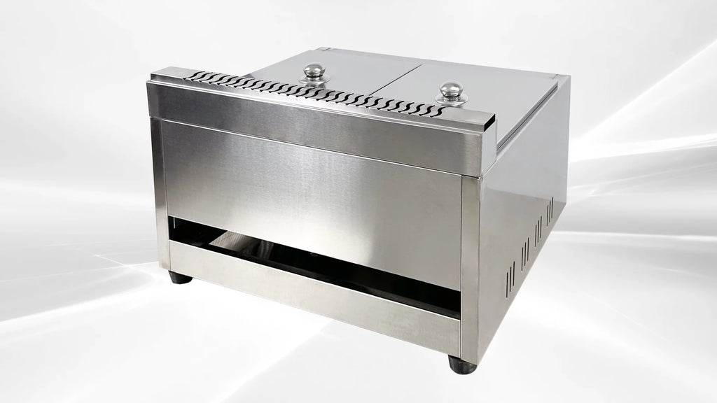 Commercial Countertop Double Deep Fryer 7 Gallon Q159