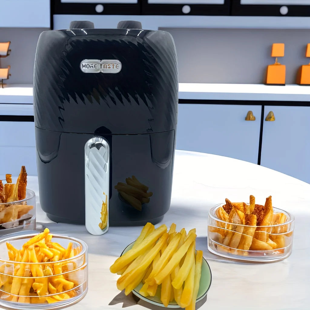 TASTE Mini Air Fryer 2.7QT/101.44oz Small Size Compact For 1-2 People Vortex Air Fry  Broil  Bake  Roasts  Reheats  Dehydrates For Quick Easy Meals  1500W