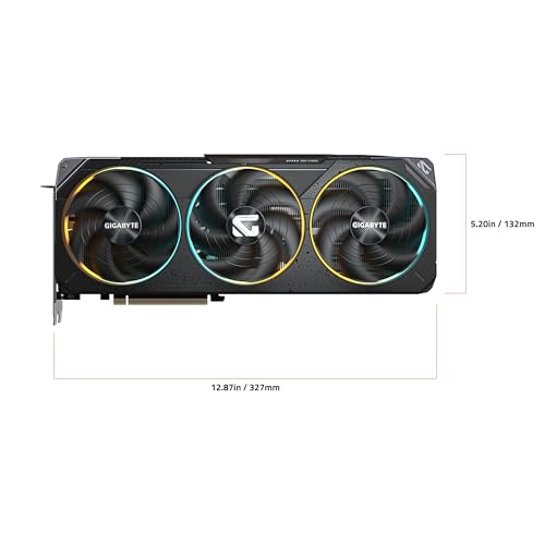 GIGABYTE GeForce RTX 5070 Gaming OC 12G Graphics Card, 12GB GDDR7 D34344