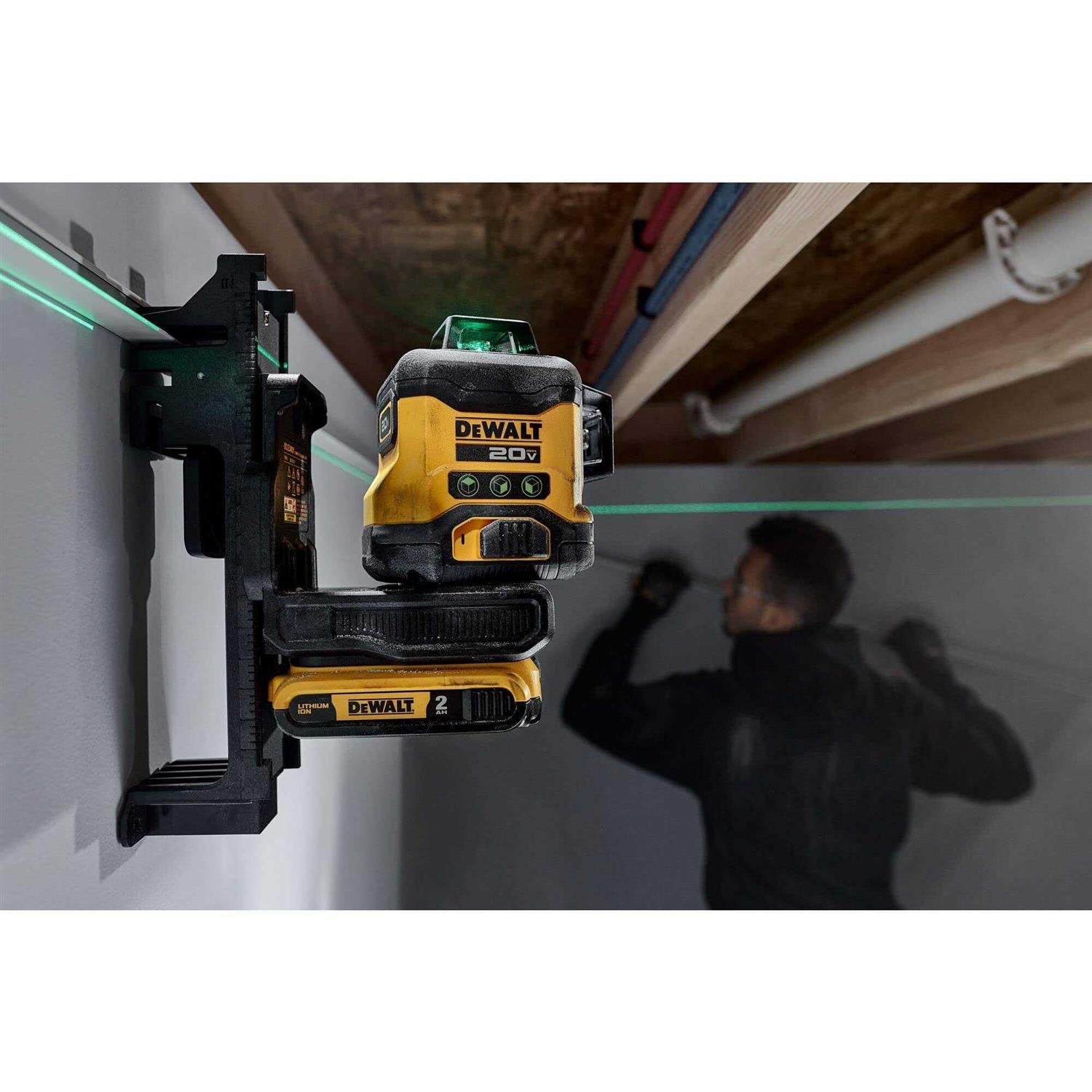 DEWALT DCLE34031B 20V 3x360 Green Line Laser I78521