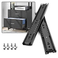 SHUHANG 1 Pair Full Extension Drawer Slides 8 10 12 14 16 18 20 22 24 Inch 100 lb Load Capacity Side Mount Ball Bearing Rails Cabinet Dresser Glides - Shop Hardware Tools Online Store