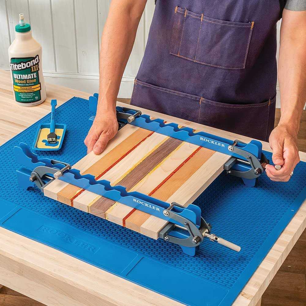ROCKLER Mini Deluxe Panel Clamps Four-Way Pressure Cabinet Clamps W662338