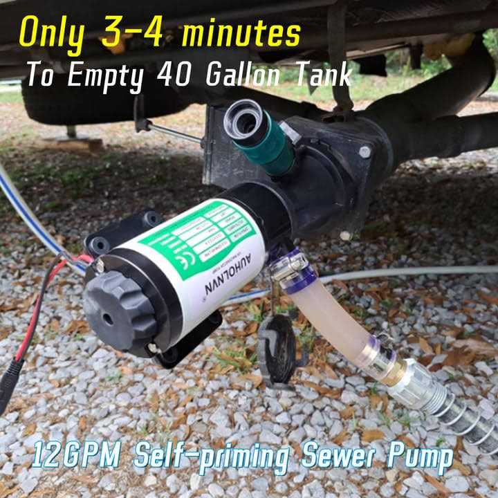 Flojet 12V RV Macerator Pump with Quick Release W674995