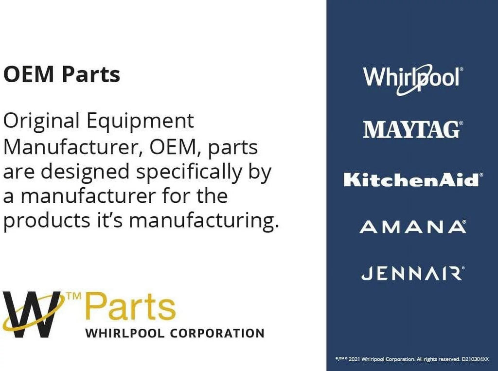 Whirlpool W10804665 Top Load Washer Run Capacitor Q6228