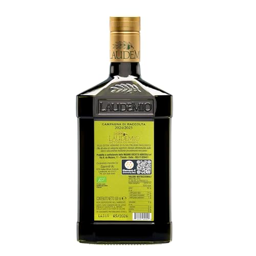 Sanniti Laudemio Organic Extra Virgin Olive Oil Fattoria di Maiano, 16.9 oz F2680