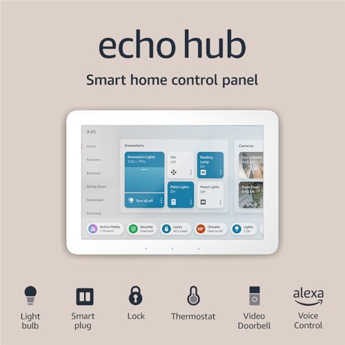 Amazon Echo Hub 8" smart home control panel with Alexa G346267