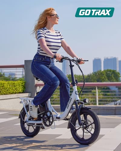 Gotrax 16" Folding Electric Bike, 28-Mile Range, 500W Peak, Removable Battery Y5716