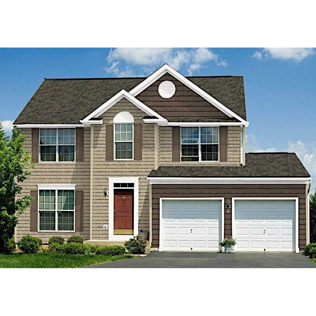 CertainTeed Cedar Impressions Double 7in Staggered Perfection Shingle Siding V4054