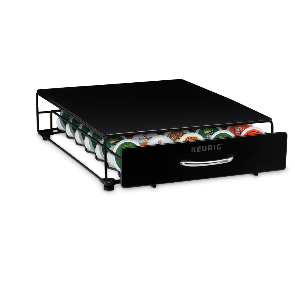 Keurig Under Brewer Storage Drawer, Holds 35 K-Cup Pods, Black V908