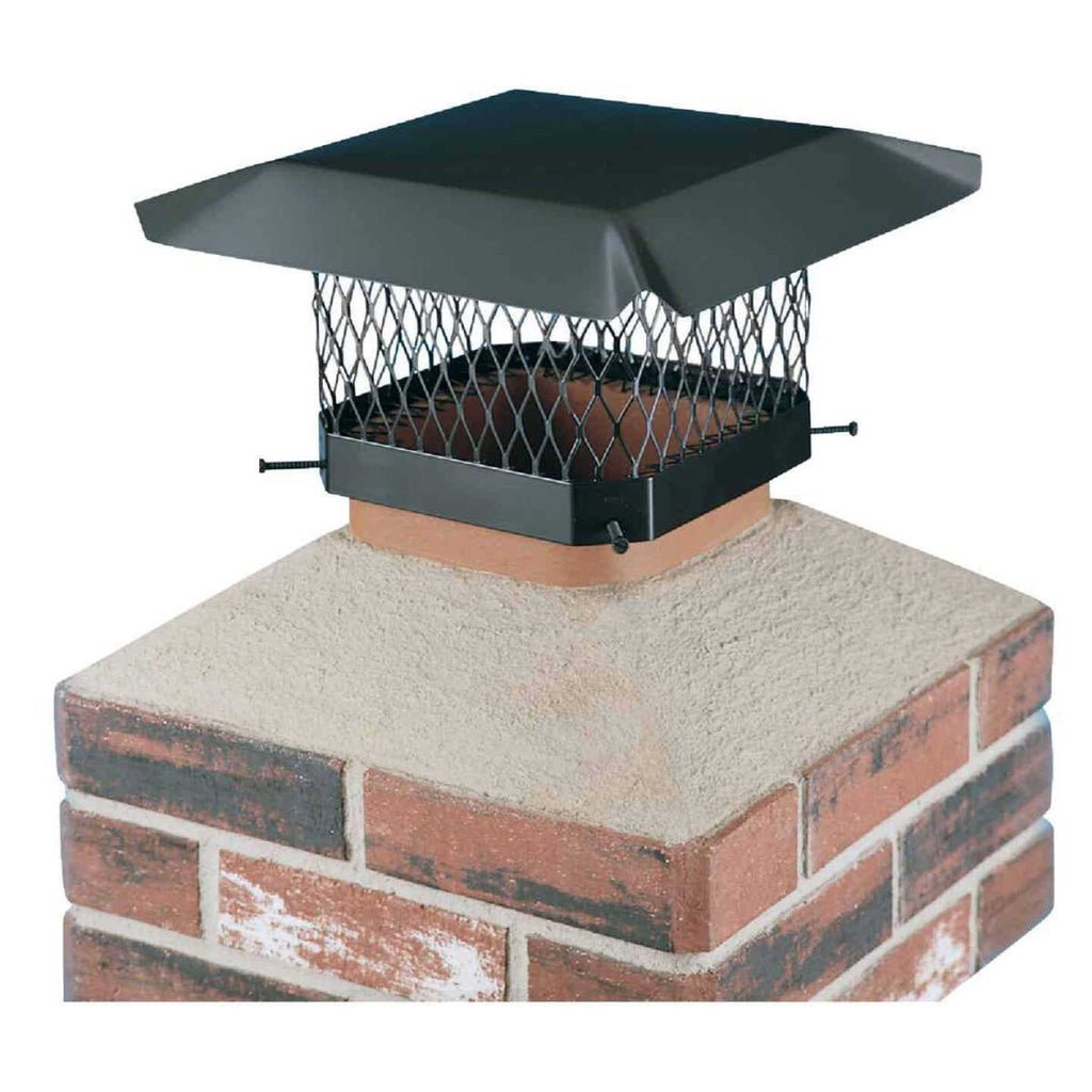 Shelter Chimney Cap Black Steel M2616