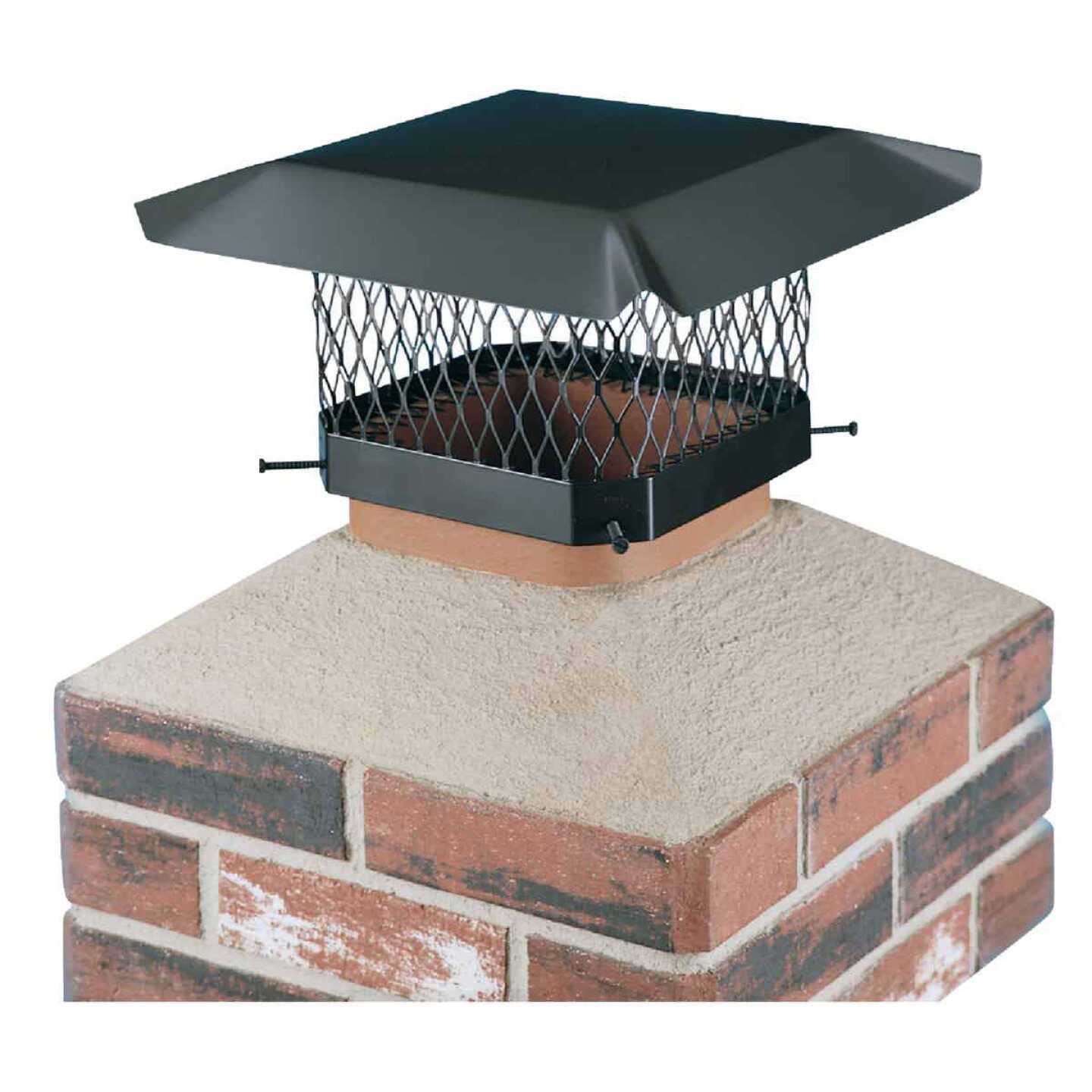 Shelter Chimney Cap Black Steel M2616