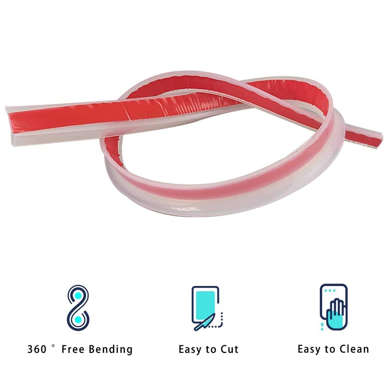 cuysfead 39 inch Silicone Kitchen Sink Splash Guard Z926