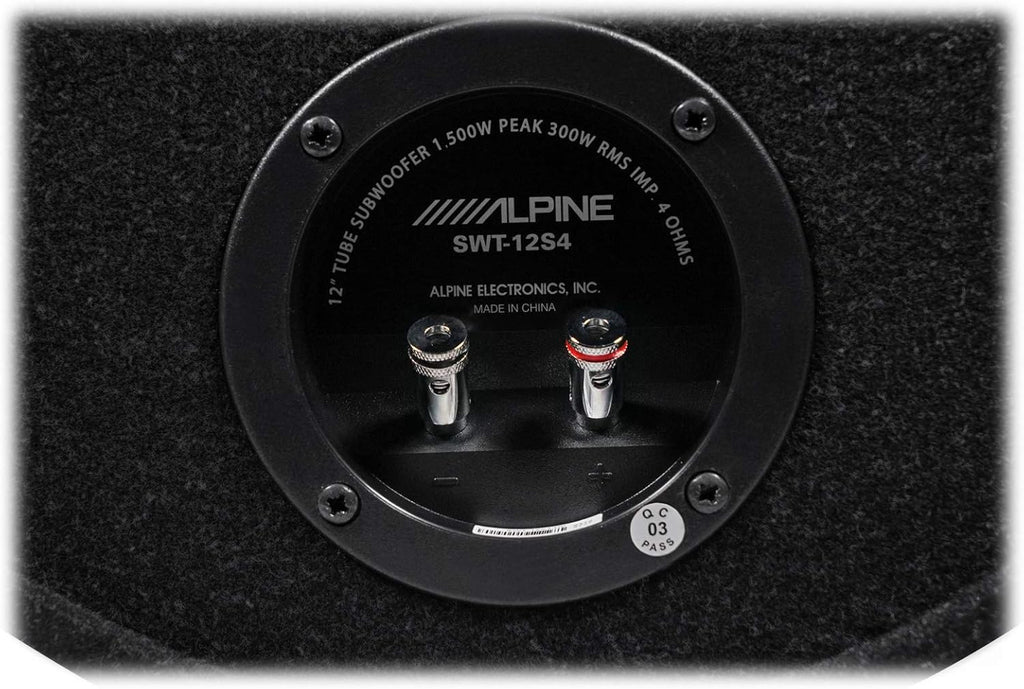 Alpine SWT-12S4 12" Sealed Subwoofer Tube Enclosure S22398