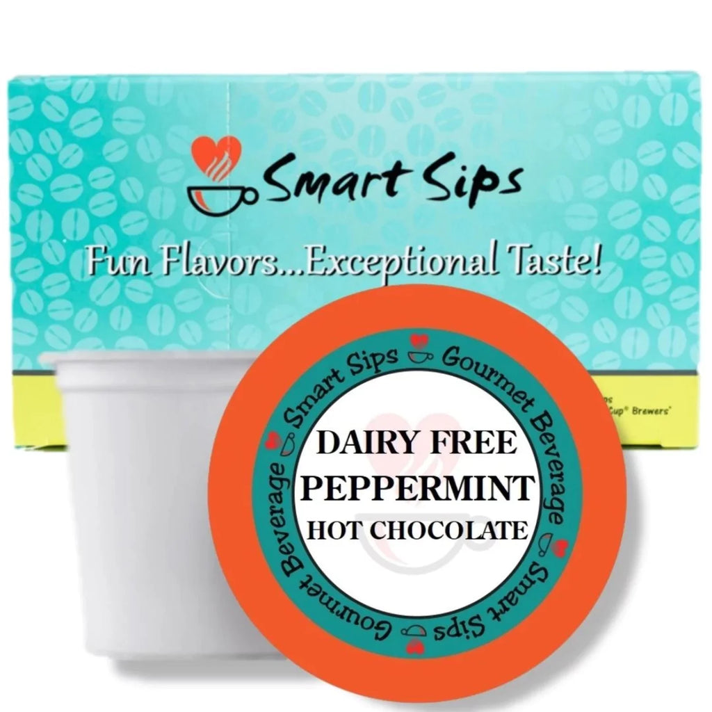 Peppermint Hot Chocolate Dairy-Free Cocoa Pods for Keurig K-Cup Brewers E923609