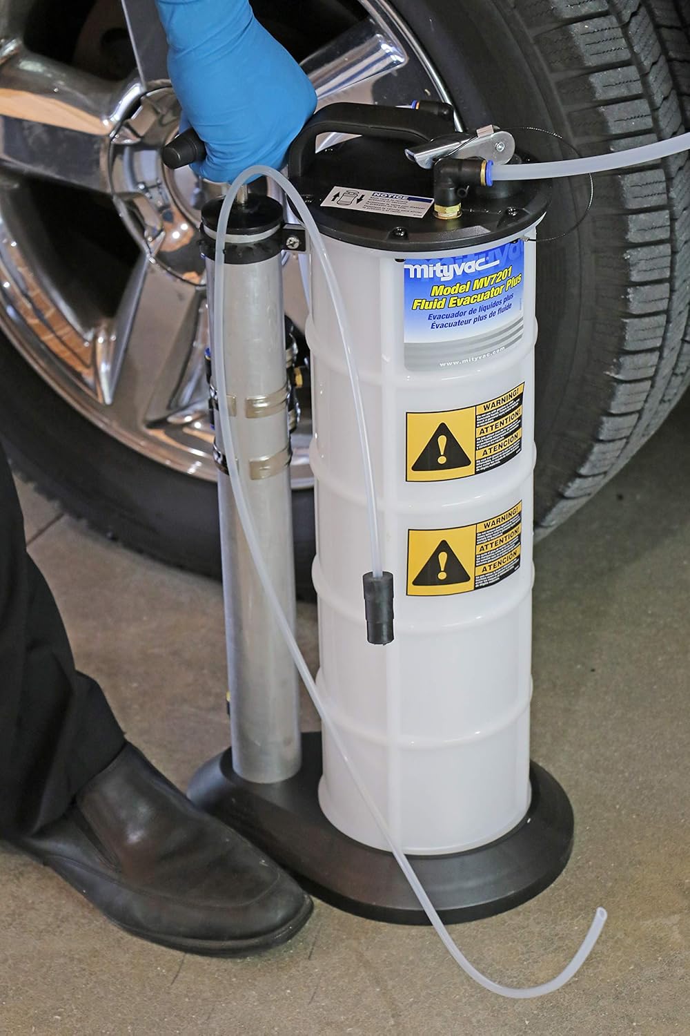Mityvac 7201 Manual Fluid Evacuator Plus with 2.3 Gallon Reservoir K7750