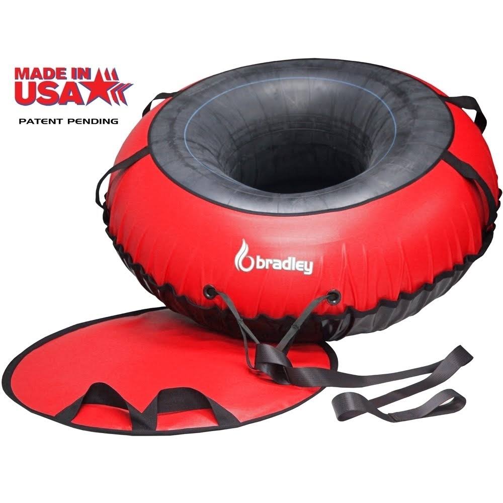 Heavy Duty Towable Snow Tube Sled with Cover (50x22 Blue) Made in USA H87812
