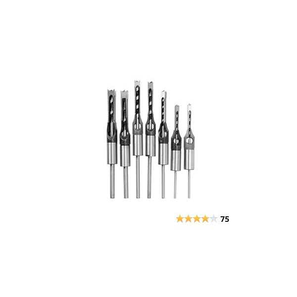 Cdiytool Woodworking Square Hole Mortising Chisel Set for Drill Press H977860