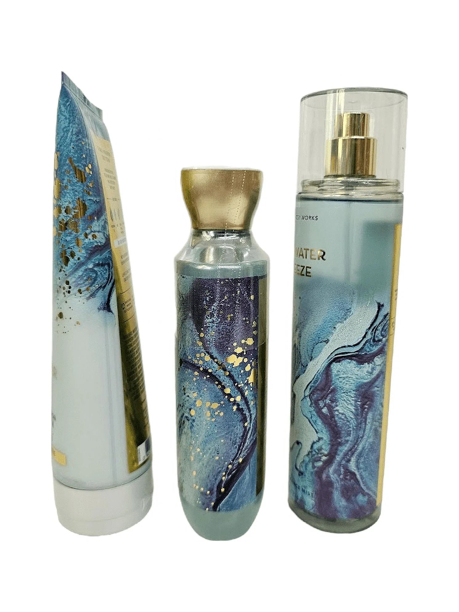Bath and Body Works Saltwater Breeze 3-Piece Shower Gel, Body Spray & Lotion Set O76391