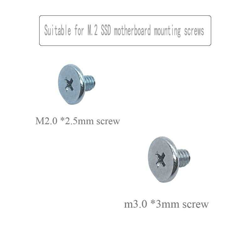 SGTKJSJS M.2 2280 SSD Screws Kit for PCIe NVMe T188261