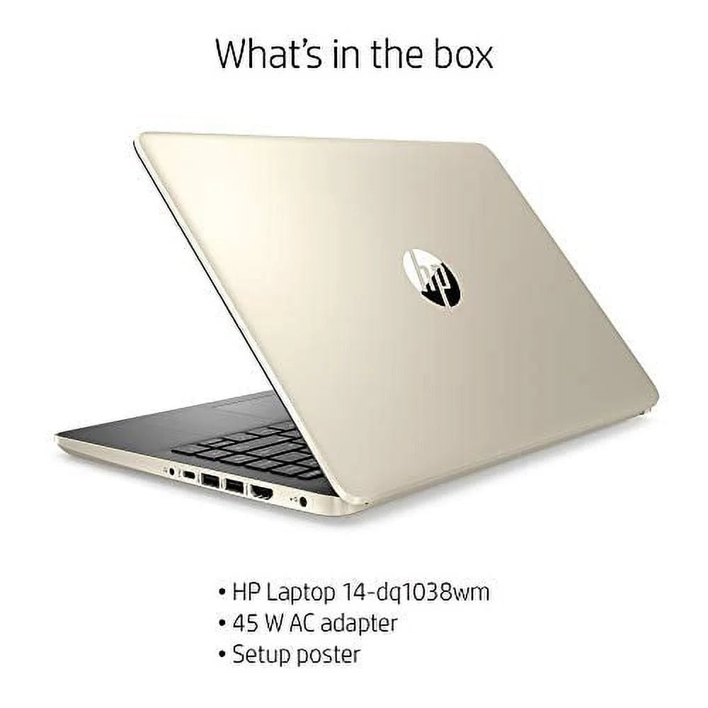 HP 14" HD Laptop, Intel 10th Gen i3, 8GB RAM, 256GB SSD, Windows 10 Pro M531246