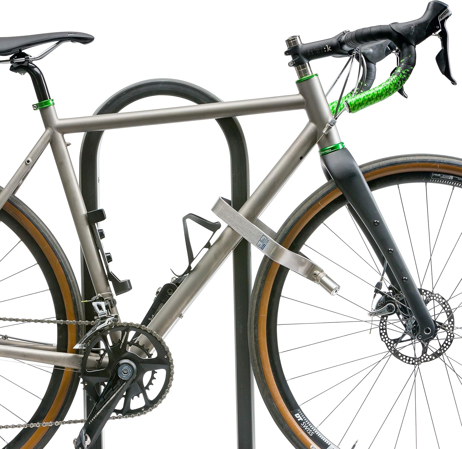 TiGr Mini+ 2-Pack Titanium Bike Locks with Mounting Clips, 4 Keys Q1752