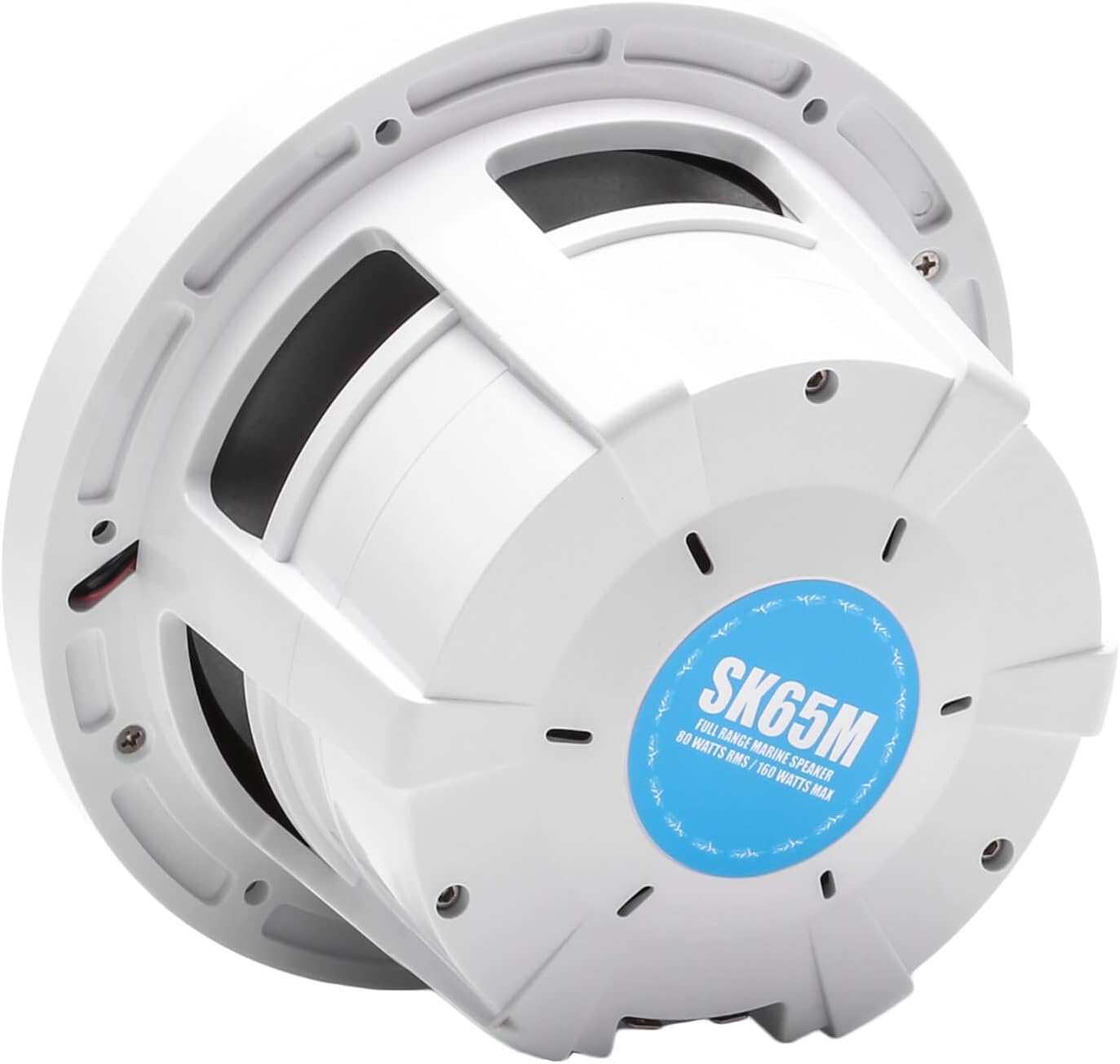 Skar Audio SK65M 6.5" 2-Way Marine Coaxial Speakers, Pair (White) Y359
