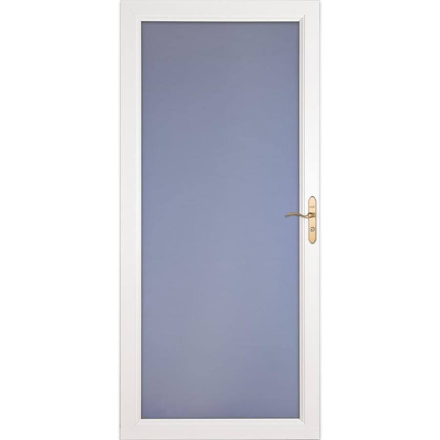 Larson Signature Premium White Full-view Aluminum Storm Door 32-In x 81-in 1590403107