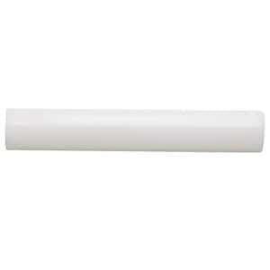 Daltile Restore Bright White 2x6 in. Glazed Ceramic Chair Rail Trim Tile N432