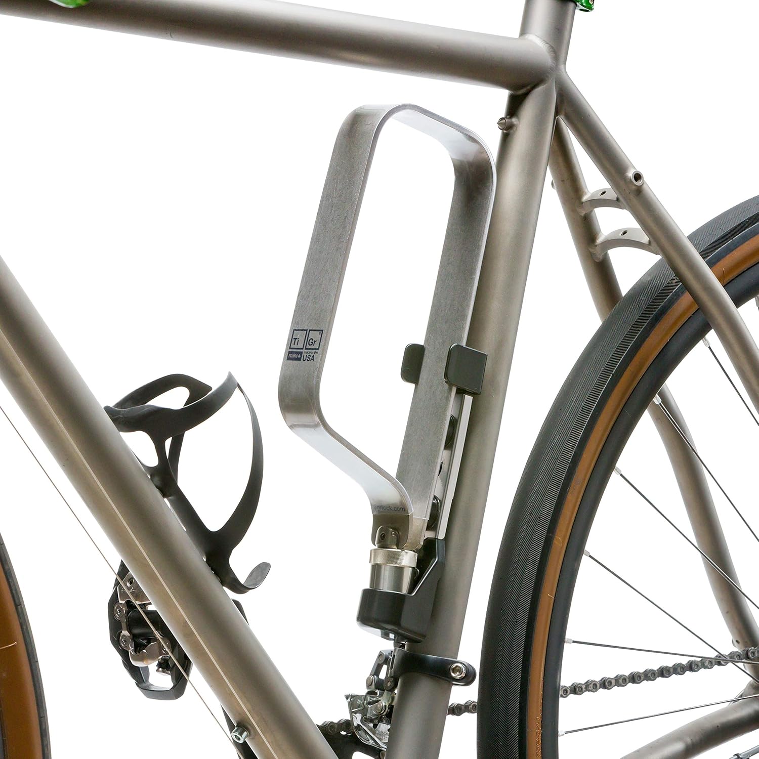 TiGr Mini+ 2-Pack Titanium Bike Locks with Mounting Clips, 4 Keys Q1752