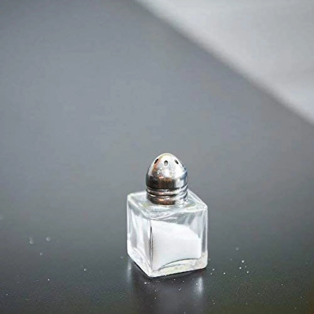 Tezzorio Mini Glass Salt and Pepper Shakers, Set of 12 G3580