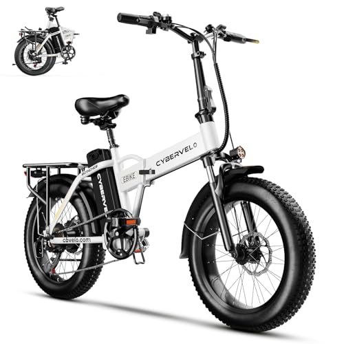 1000W Folding Electric Bike 48V 20.8AH Removable Battery 20" Fat Tire for Adults A175