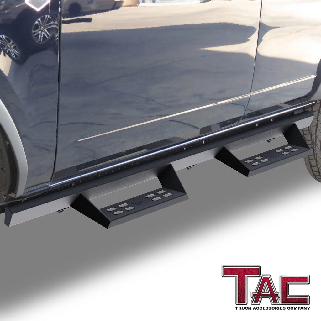 TAC Sniper Running Boards Compatible with 2021-2024 Ford Bronco 4 Door, 4" Drop Black Side Steps V6794