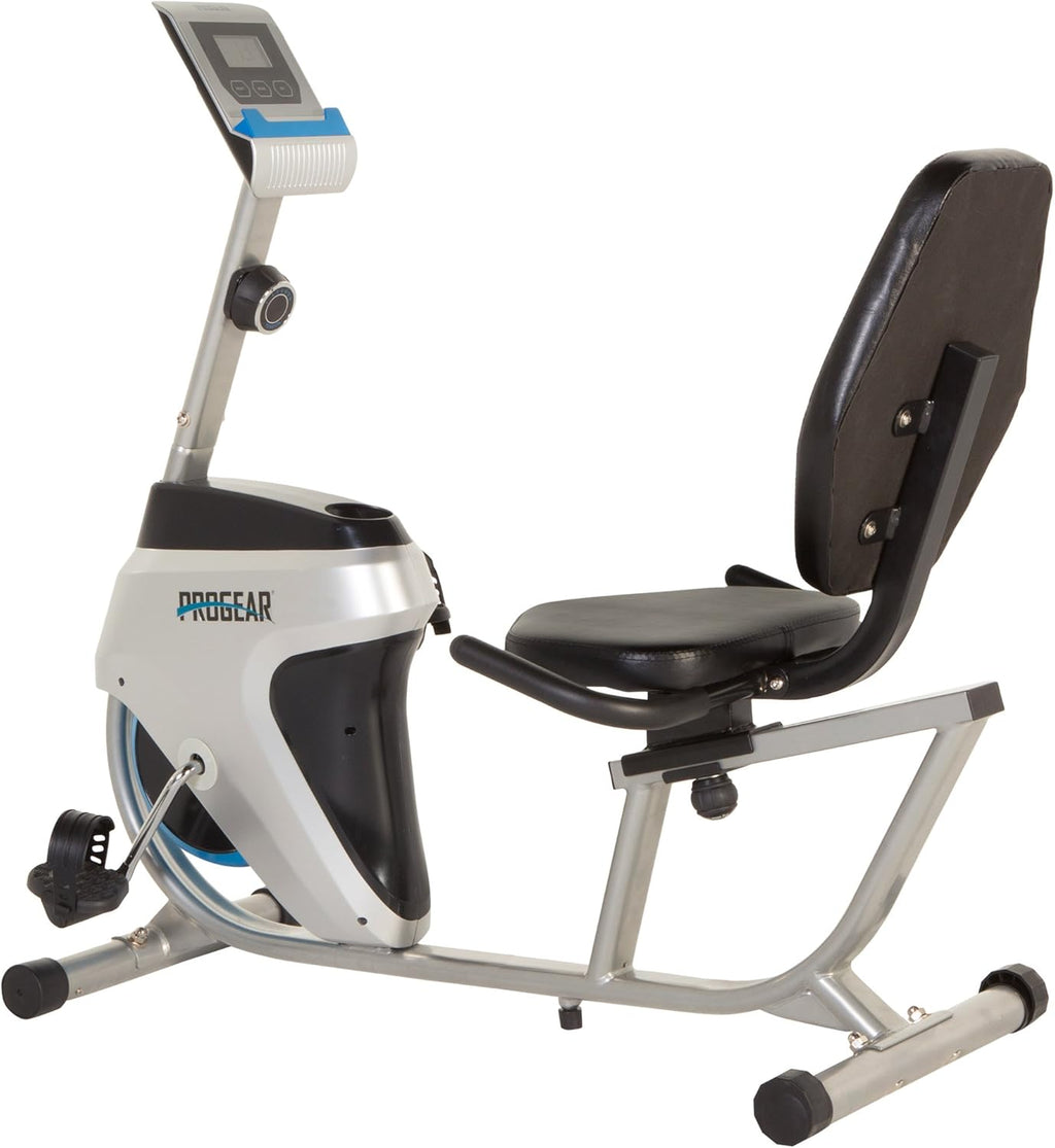 Progear 555LXT Magnetic Tension Recumbent Bike with Workout Computer U14318