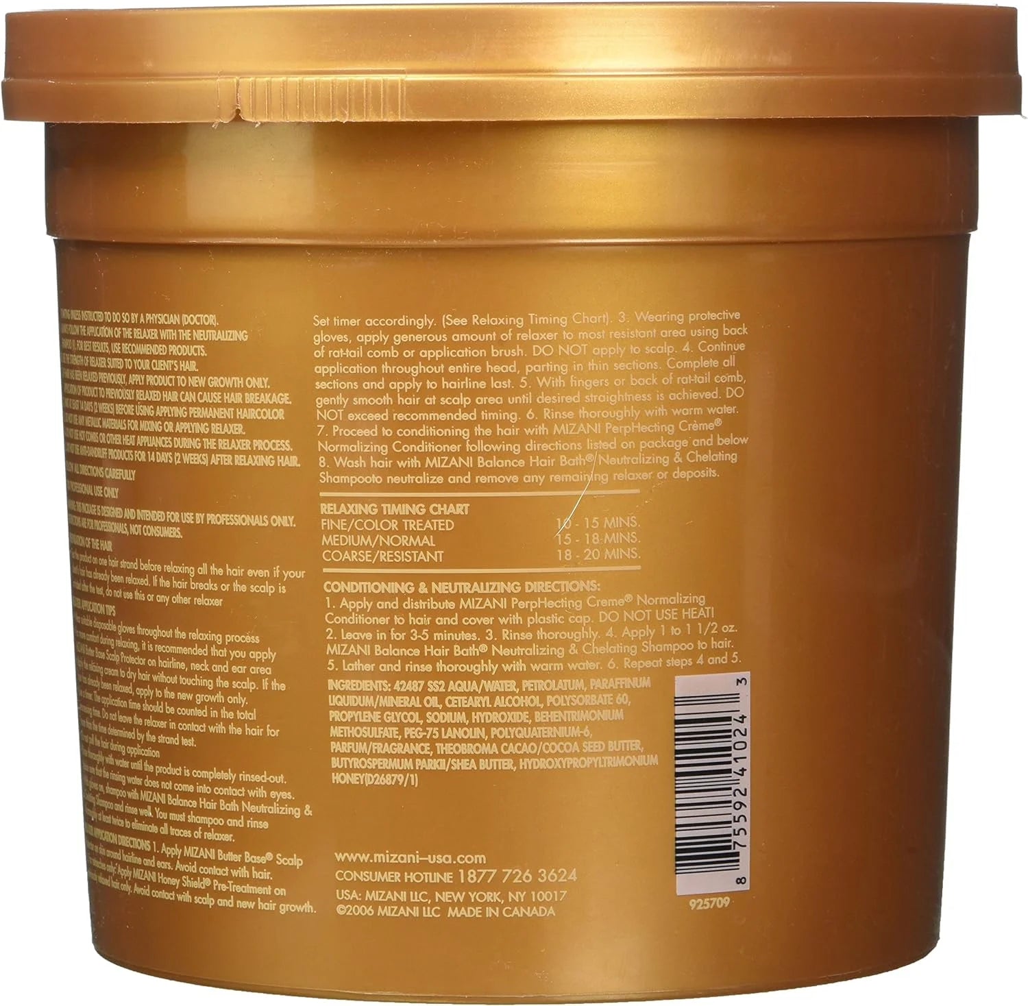 Mizani Butter Blend Relaxer Medium Normal 30oz G42644