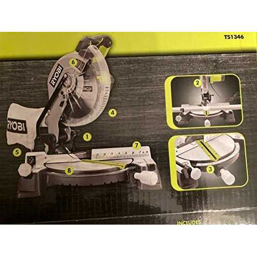 RYOBI 10 in. Compound Miter Saw with LED F421090