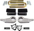 WULF 1-3" Front 3" Rear Lift Kit compatible with 1998-2011 Ford Ranger 2WD 4X4 with Torsion Bar Suspension