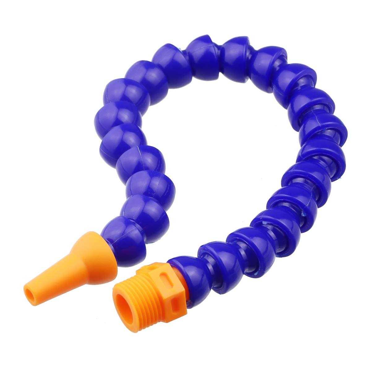 TOPPROS Pack of 10 Round Nozzle Flexible Oil Coolant Pipe Hose Z244319